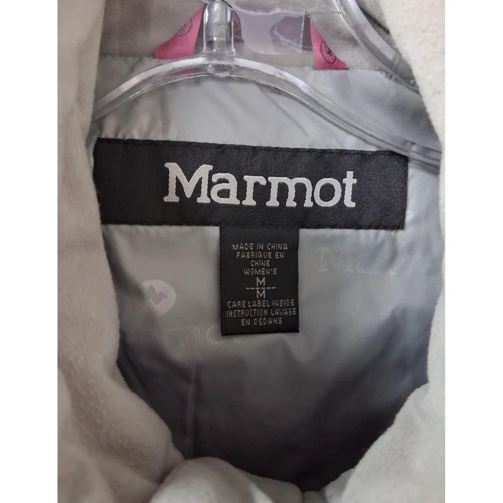 MARMOT Women's Quilted‎ Insulated Vest Pink Black Size M Like New